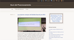 Desktop Screenshot of gurudelposicionamiento.com